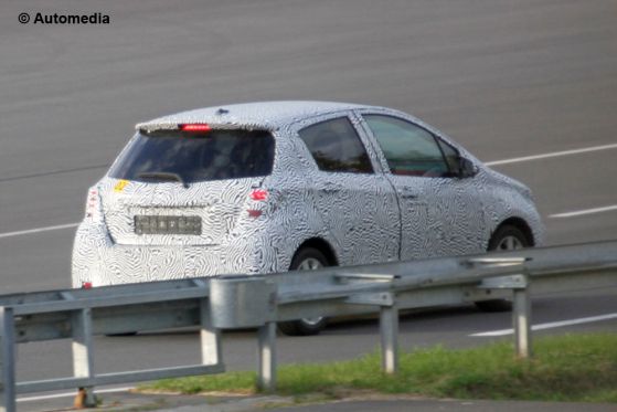 Toyota Yaris Facelift Erlkönig