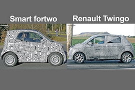 Erlkönige Smart fortwo / Renault Twingo