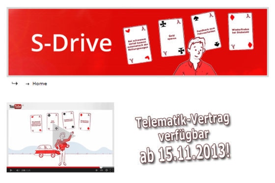 Screenshot Sparkasse S-Direkt-Versicherung