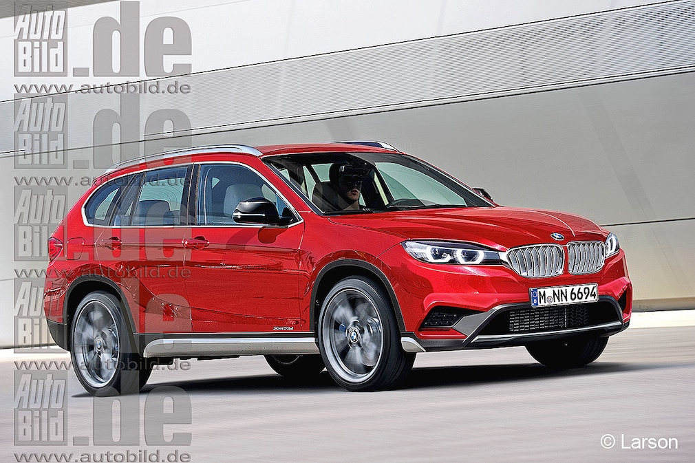 BMW X1 Illustration Frontansicht