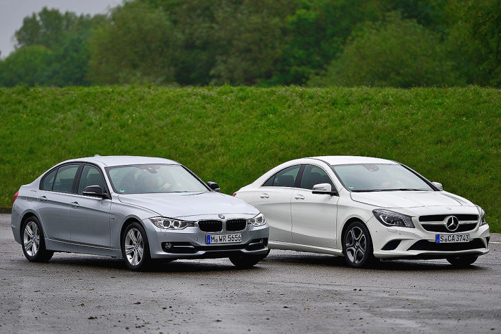 BMW 3er Mercedes CLA