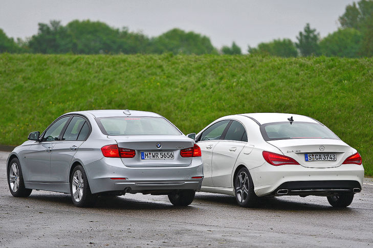 BMW 3er Mercedes CLA