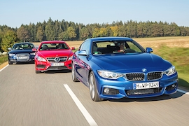 BMW 435i Mercedes E400 Coupé Audi S5