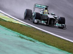 Nico Rosberg hatte am Freitag nach beiden Einheiten die Nase vorn