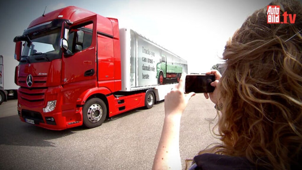 Im Actros nach Berlin