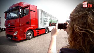 Im Actros nach Berlin