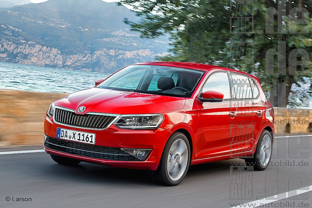 Skoda Fabia Illustration