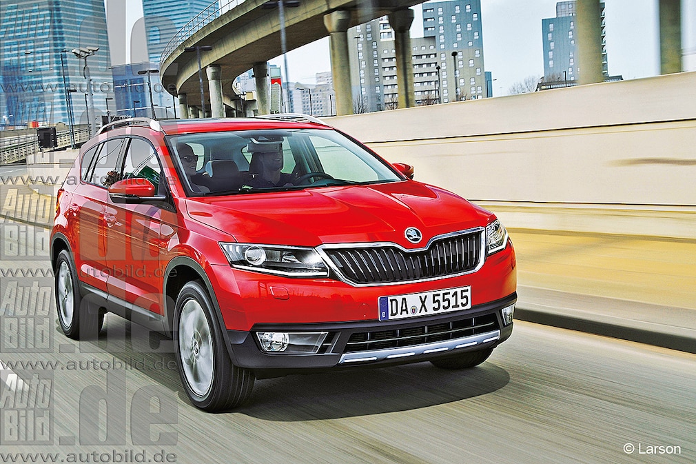 Skoda Snowman Illustration