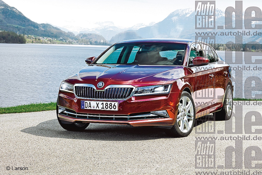 Skoda Superb Illustration