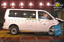 VW T5 im Euro NCAP Crashtest