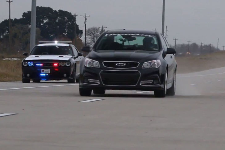 Hennessey Chevrolet SS vs Polizei-Challenger