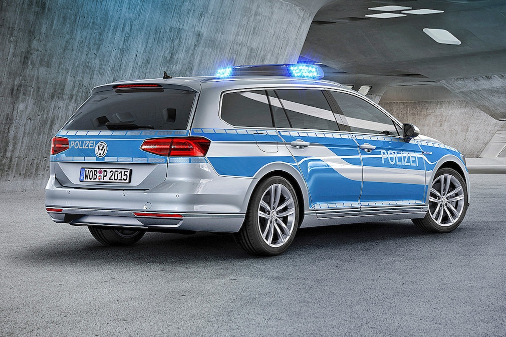 VW Passat GTE als Polizeiwagen