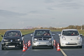 BMW i3 Nissan Leaf Renault Zoe
