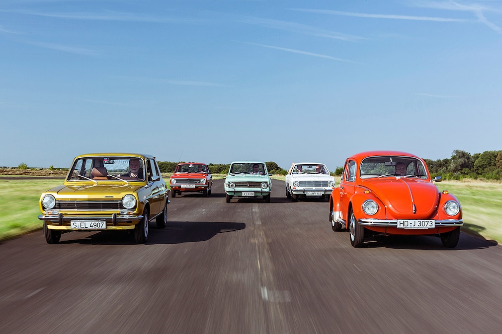 Simca 1100 GLX_Datsun 1200_Fiat 128_ Opel Kadett 1100 S_VW 1302 S