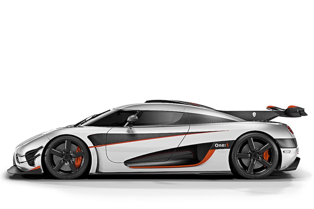 Koenigsegg One:1 Seitenansicht Koenigsegg One:1 Seitenansicht