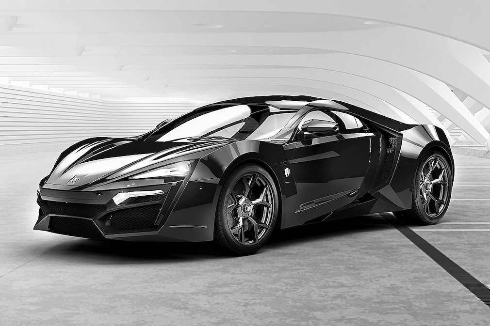 Lykan Supersport schwarz Seitenansicht Lykan Supersport schwarz Seitenansicht