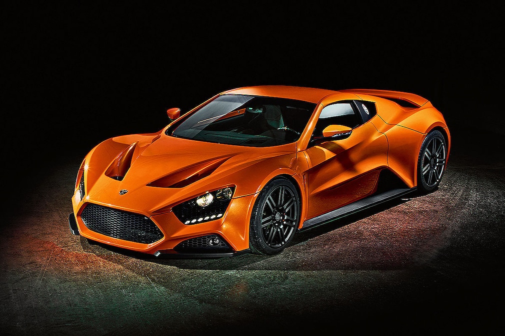 Zenvo ST1 orange Seitenansicht Zenvo ST1 orange Seitenansicht