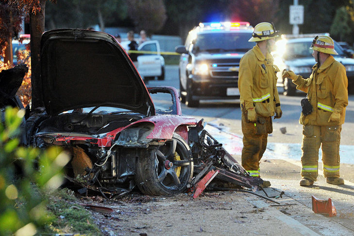 Wrack des Porsche Carrera GT