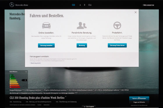 Mercedes geht online