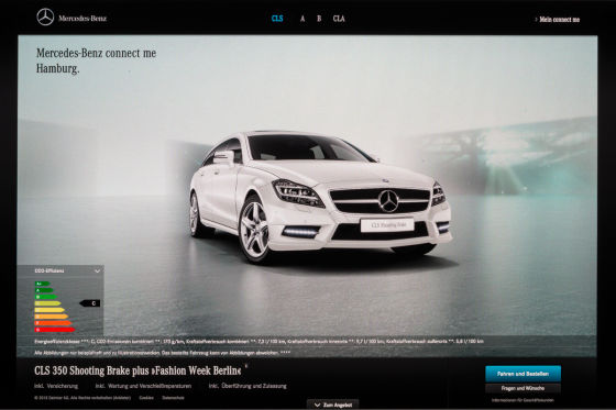 Mercedes geht online
