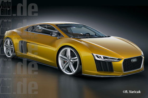 Audi R8 zweite Generation (Illustration)
