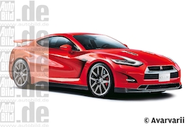 Nissan GT-R Illustration