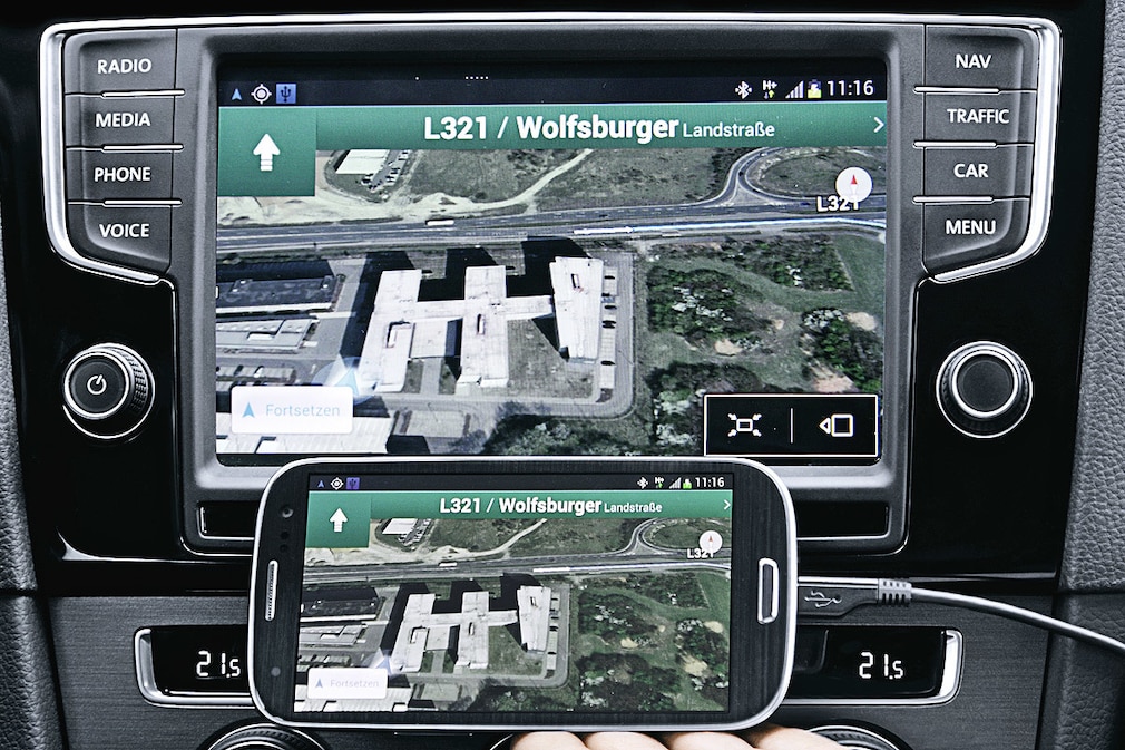 Volkswagen stellt volle Konnektivität zwischen Smartphone und Fahrzeug her