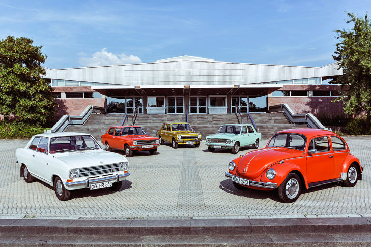 Datsun 1200 Fiat 128 Simca 1100 Opel Kadett B VW 1302