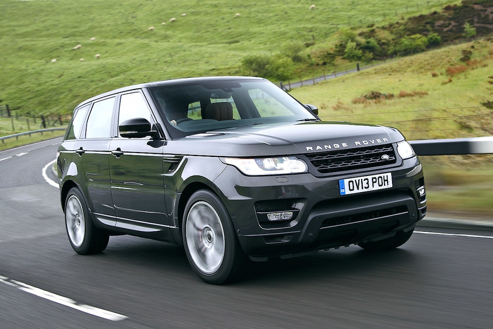 Range Rover Sport schwarz Seitenansicht