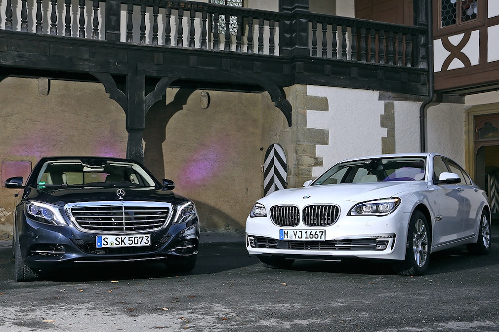Mercedes S 500 BMW 750i