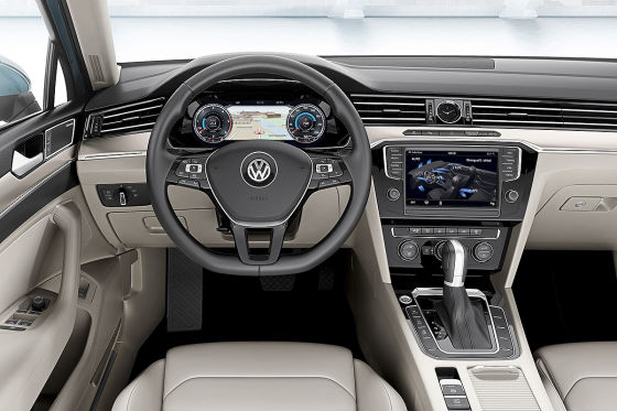 VW (Passat) CC Illustration Frontansicht