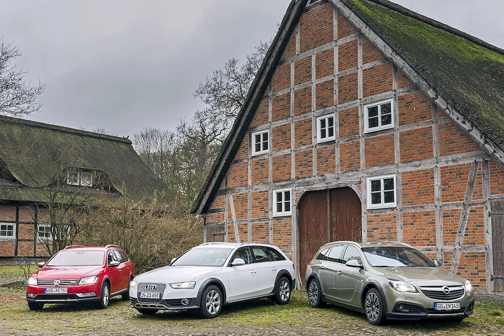 VW Passat Alltrack   Audi A4 Allroad   Opel Insignia Country Tourer