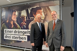 Verkehrsministerium stellt neue Sicherheitskampagne vor