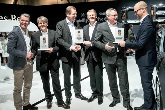Mercedes S-Klasse schwarz Gewinner