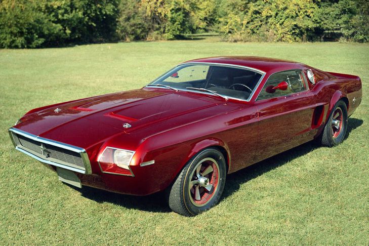 Ford Mustang Mach i Concept Car neg (1968)