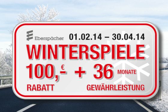 Eberspächer: Standheizungs-Spar-Aktion