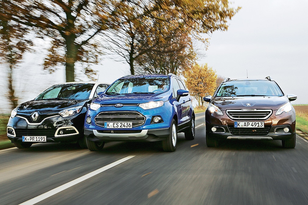 Ford EcoSport Peugeot 2008 Renault Captur