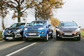 Ford EcoSport Peugeot 2008 Renault Captur