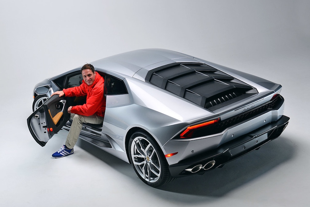 Stefan Voswinkel im Lamborghini Huracan