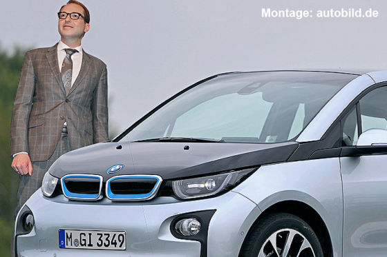 BMW i3 und Minister Dobrindt (Montage)