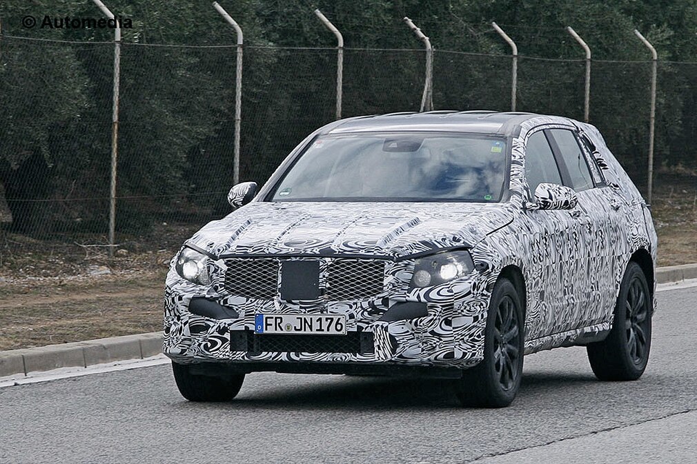 Mercedes GLK Erlkönig Frontansicht