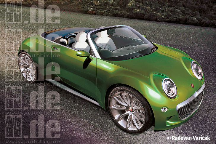 Austin-Healy Sprite Entwurf Austin-Healy Sprite Entwurf