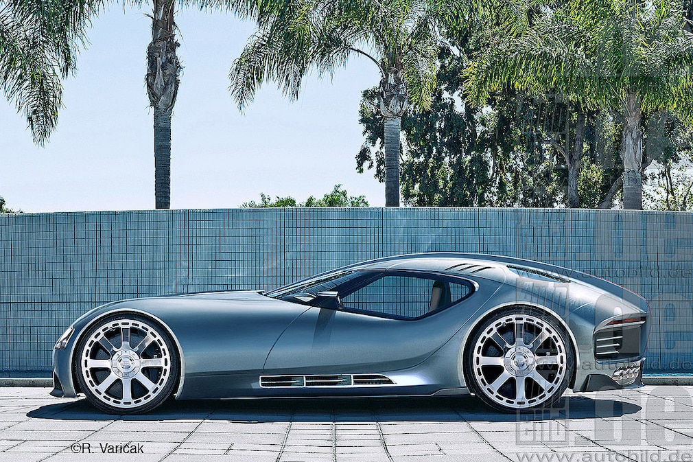 Bugatti Atlantic  RETROCAR  Illustration