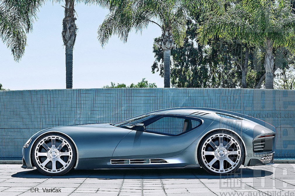 Bugatti Atlantic RETROCAR Illustration Bugatti Atlantic RETROCAR Illustration