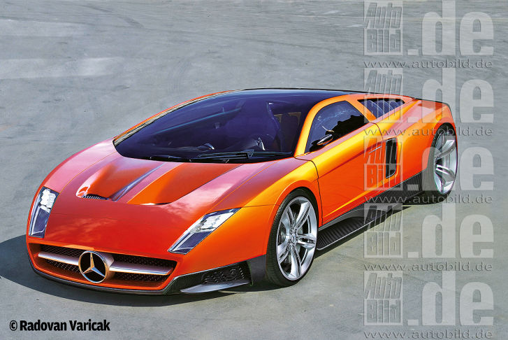 Mercedes C111 Entwurf Mercedes C111 Entwurf