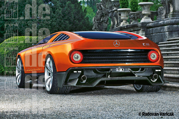 Mercedes C111 Entwurf Mercedes C111 Entwurf