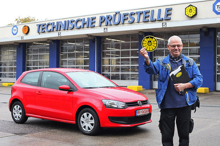 VW Polo V, Hauptuntersuchung, TÜV