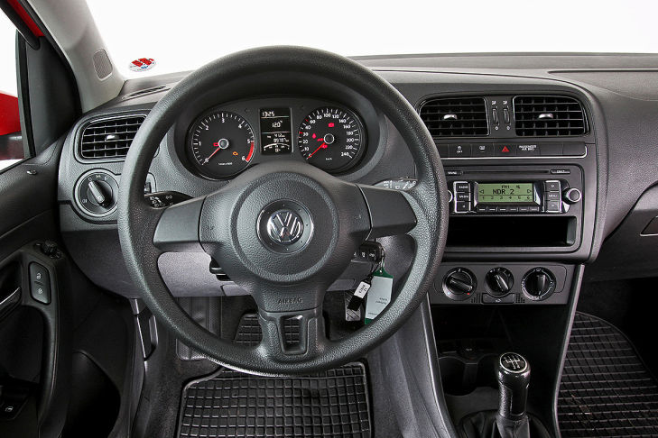 VW Polo V, Innenraum, Cockpit