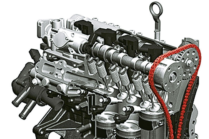 VW Polo V, TSI-Motor, Steuerkette
