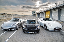 Porsche Cayman S Lotus Exige S Nissan 370 Z Nismo
